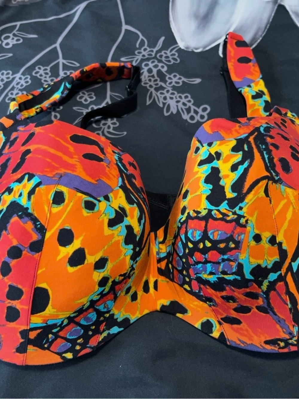 Cacique Intimates Back Smoothing Vibrant Multi-Color Full Support Underwire Bra